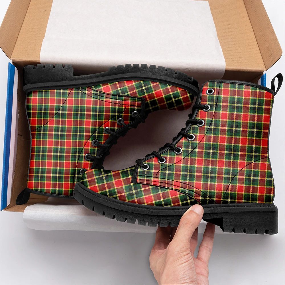 MacLachlan Hunting Modern Tartan Leather Boots