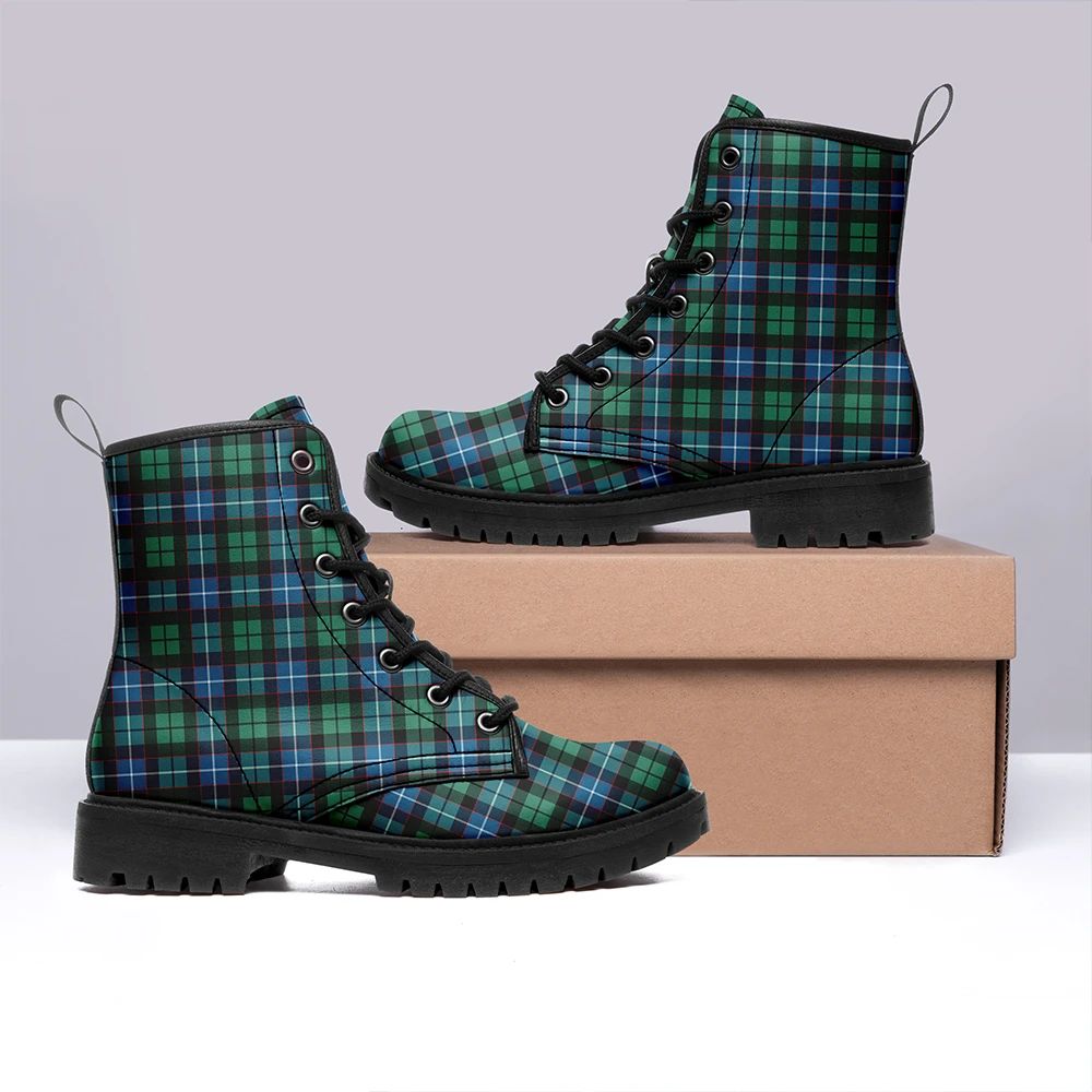 Galbraith Ancient Tartan Leather Boots