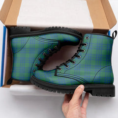 Montgomery Ancient Tartan Leather Boots