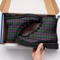 Morrison Modern Tartan Leather Boots