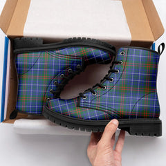 Edmonstone Tartan Leather Boots