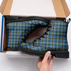 Weir Ancient Tartan Leather Boots