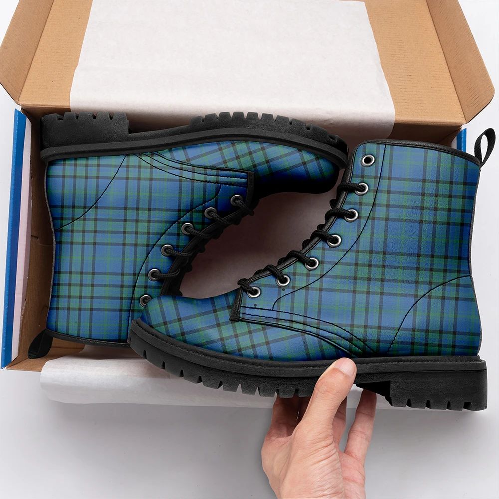 Matheson Hunting Ancient Tartan Leather Boots