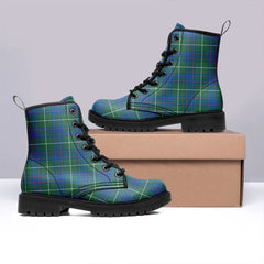 MacIntyre Hunting Ancient Tartan Leather Boots