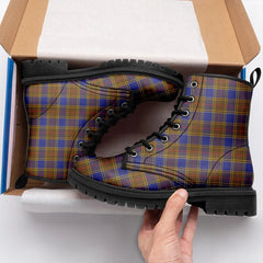 Balfour Modern Tartan Leather Boots