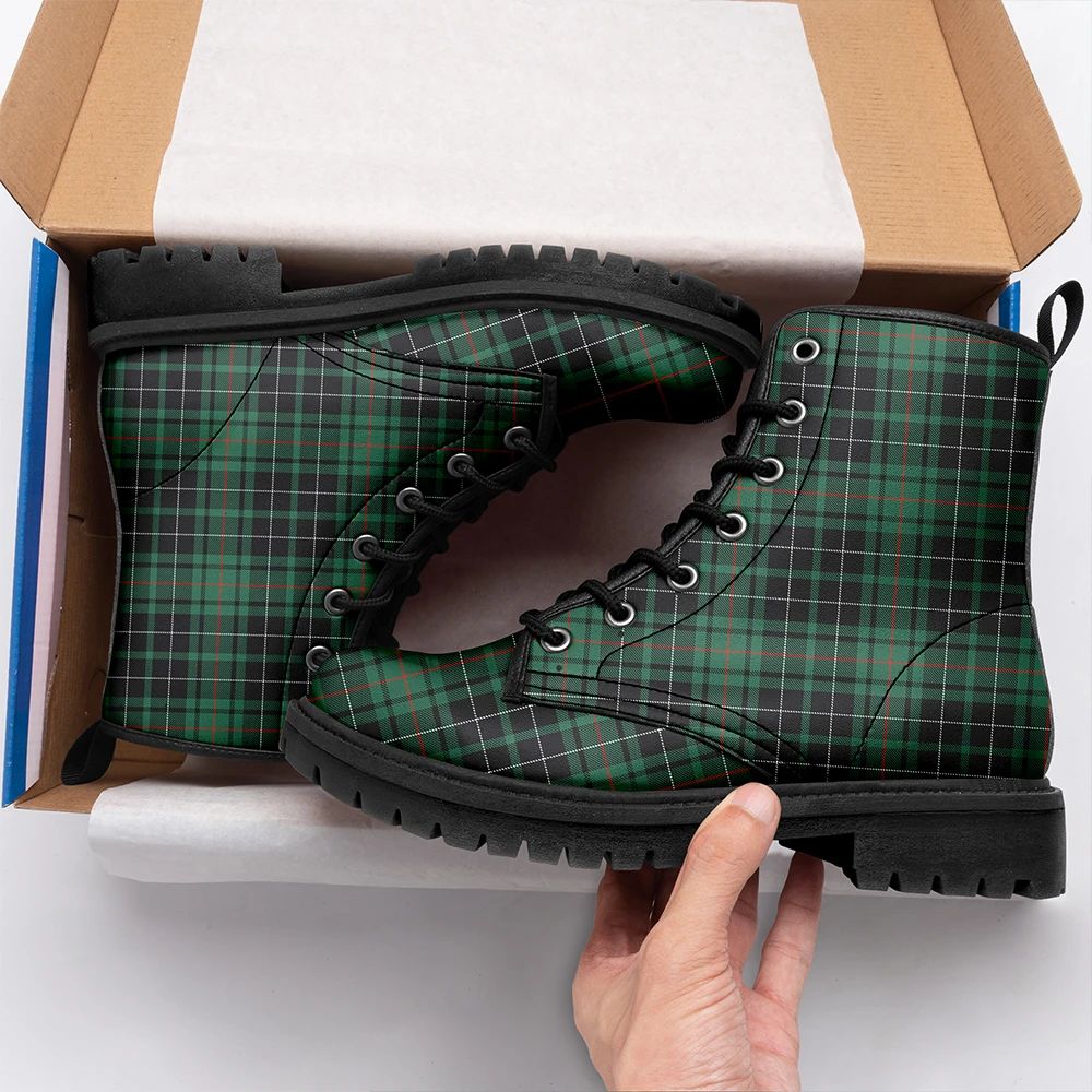 MacAulay Hunting Ancient Tartan Leather Boots