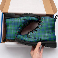 Douglas Ancient Tartan Leather Boots