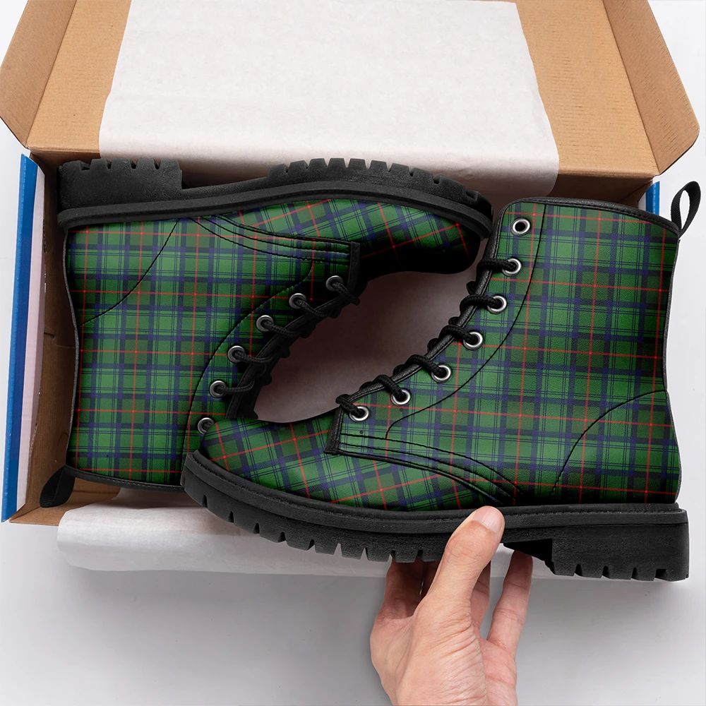 Cranstoun Tartan Leather Boots