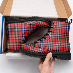 MacFarlane Modern Tartan Leather Boots