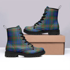 Stewart Of Appin Hunting Ancient Tartan Leather Boots