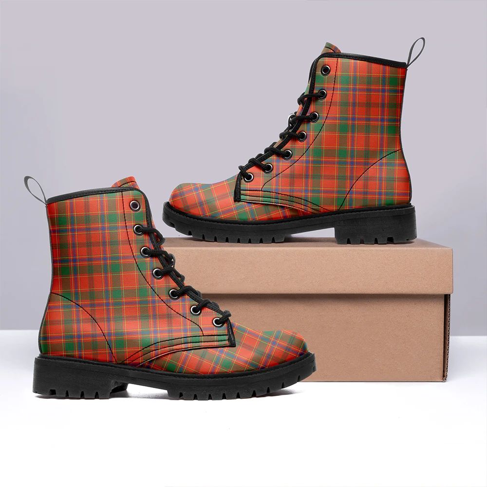 Munro Ancient Tartan Leather Boots