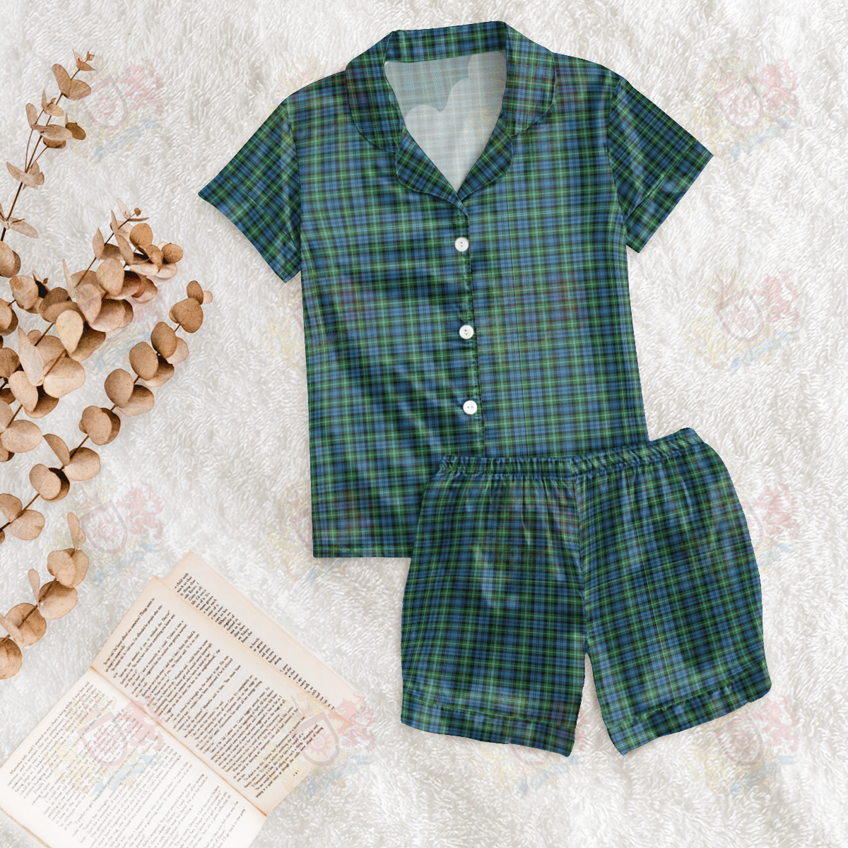 Lyon Tartan Short Sleeve Pyjama