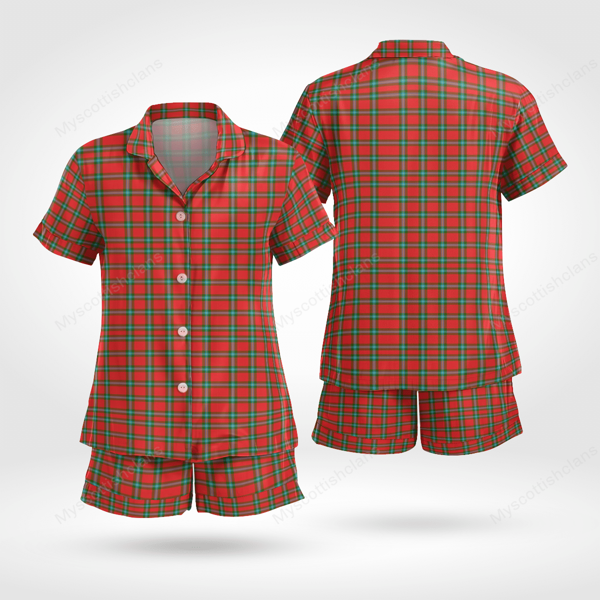 MacLaine Of LochBuie Tartan Short Sleeve Pyjama