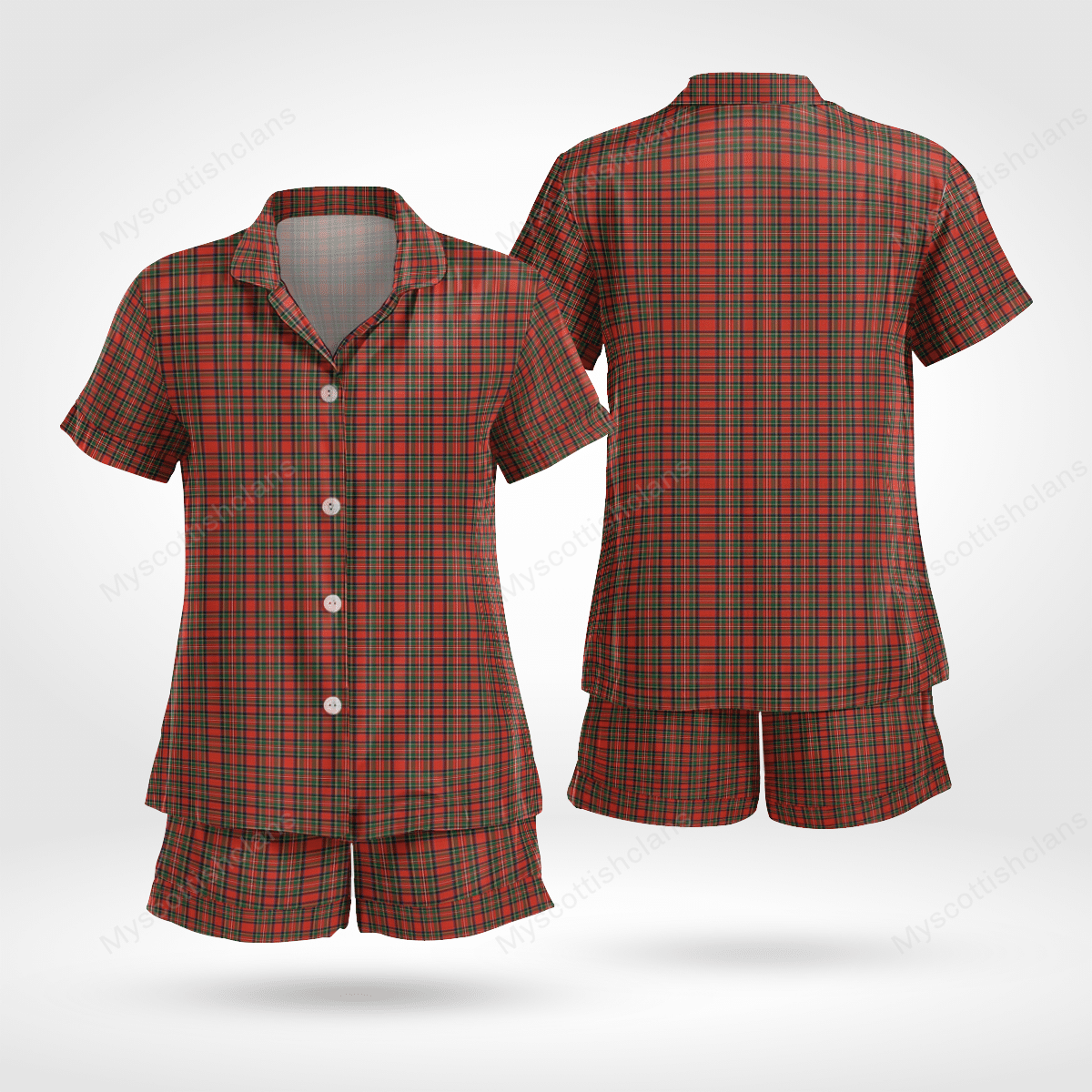 Stewart Of Appin Tartan Short Sleeve Pyjama