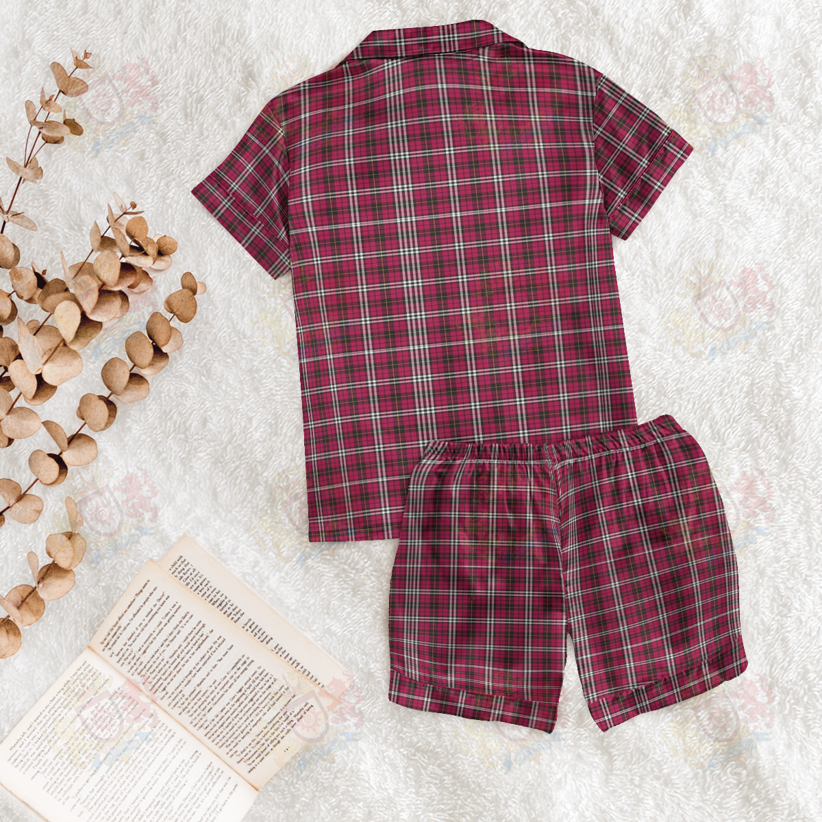 Little Tartan Short Sleeve Pyjama