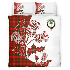 Cairns Tartan Crest Bedding Set - Thistle Style