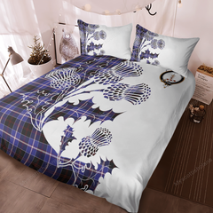 Dunlop Tartan Crest Bedding Set - Thistle Style