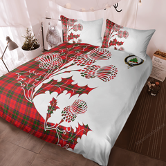 Grant Tartan Crest Bedding Set - Thistle Style