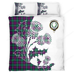 MacArthur Tartan Crest Bedding Set - Thistle Style