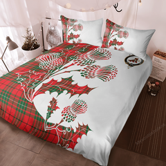 MacAuley Tartan Crest Bedding Set - Thistle Style