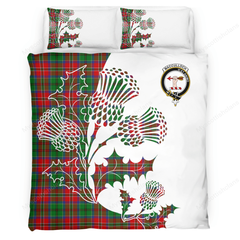 MacCulloch (McCulloch) Tartan Crest Bedding Set - Thistle Style