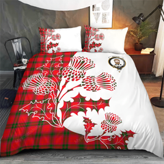 MacNab Tartan Crest Bedding Set - Thistle Style