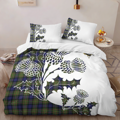 MacLaren Tartan Crest Bedding Set - Thistle Style