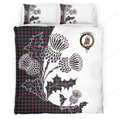 MacLennan Tartan Crest Bedding Set - Thistle Style