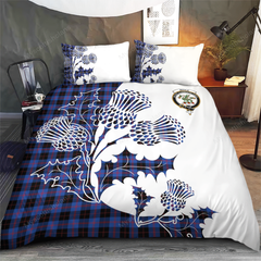 Maule Tartan Crest Bedding Set - Thistle Style