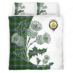 Pringle Tartan Crest Bedding Set - Thistle Style