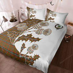 Seton Tartan Crest Bedding Set - Thistle Style