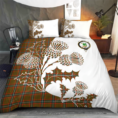 Seton Tartan Crest Bedding Set - Thistle Style