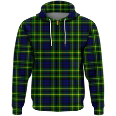 Campbell of Breadalbane Modern Tartan Zipper Hoodie