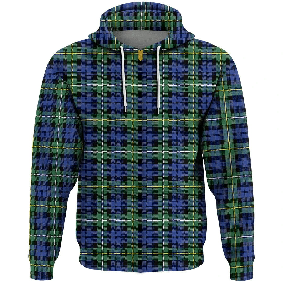 Campbell Argyll Ancient Tartan Zipper Hoodie