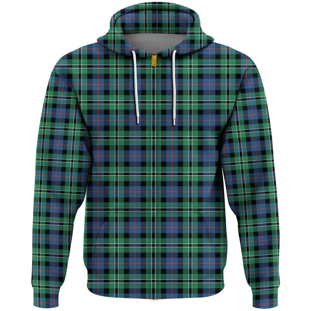 Rose Hunting Ancient Tartan Zipper Hoodie