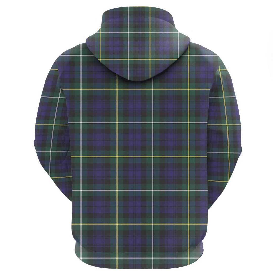 Campbell Argyll Modern Tartan Zipper Hoodie