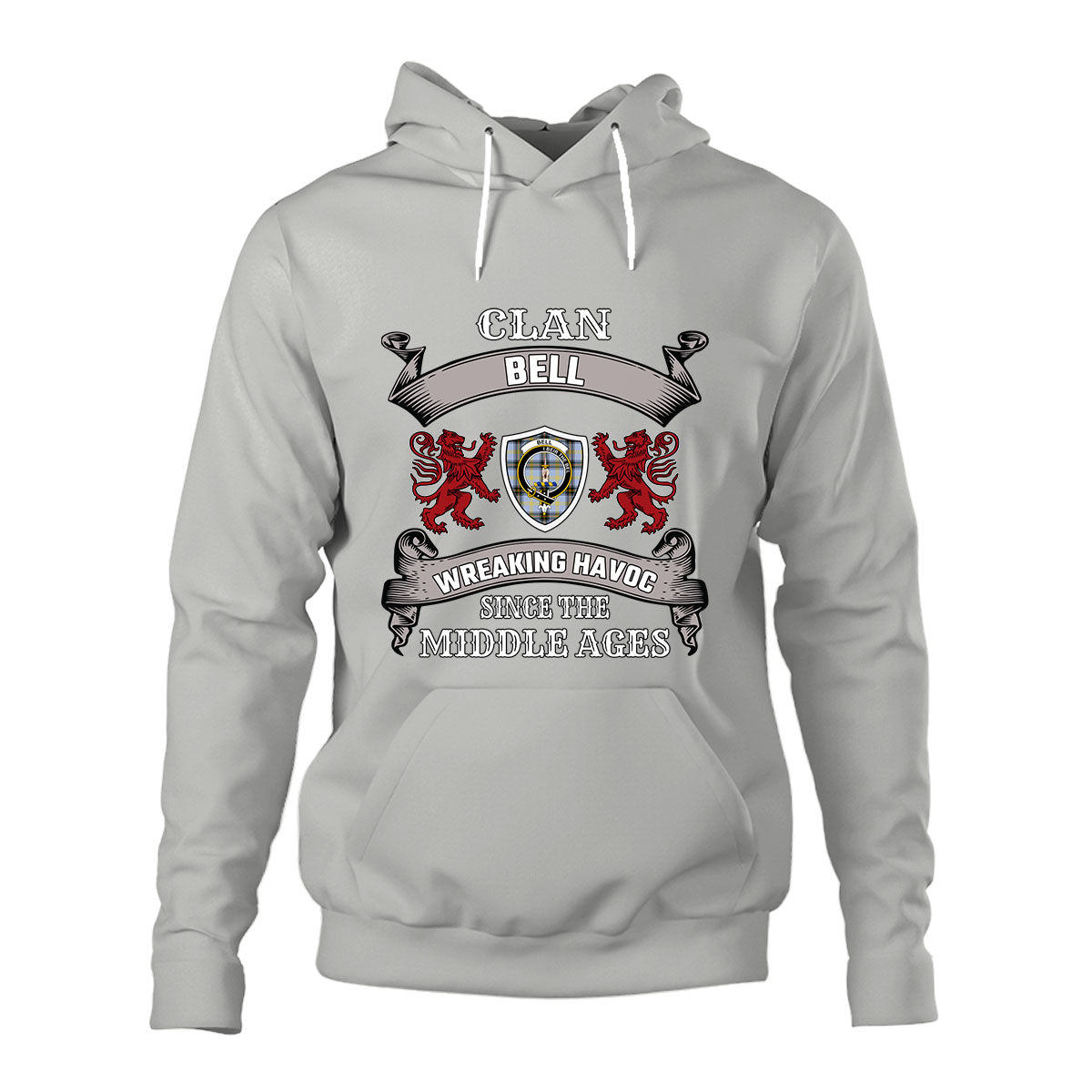 Bell Family Tartan - 2D Unisex Hoodie