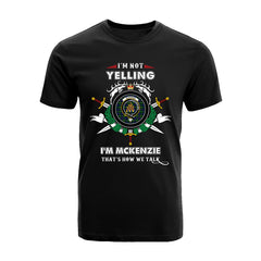 McKenzie Tartan Crest T-shirt - I'm not yelling style