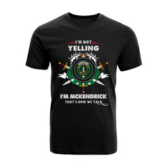 McKendrick Tartan Crest T-shirt - I'm not yelling style