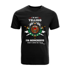 Moncreiffe Tartan Crest T-shirt - I'm not yelling style