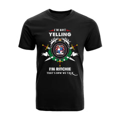 Ritchie Tartan Crest T-shirt - I'm not yelling style