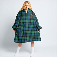 Campbell Ancient 01 Tartan Hoodie Blanket