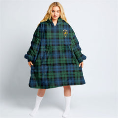 Campbell Ancient 02 Tartan Hoodie Blanket