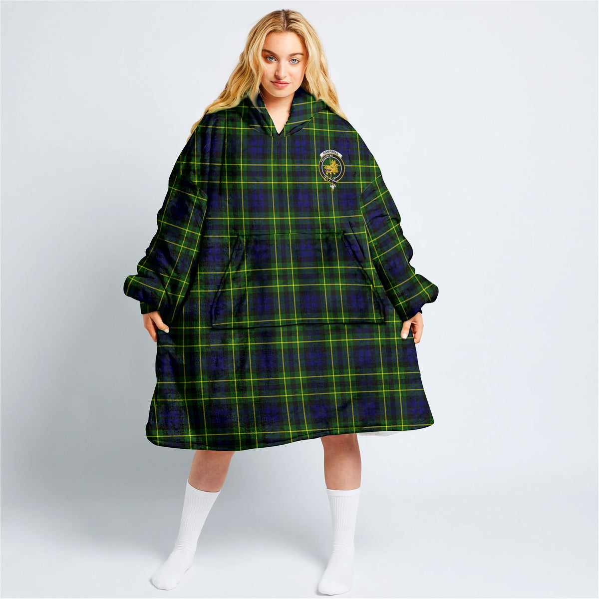 Campbell of Breadalbane Modern Tartan Hoodie Blanket