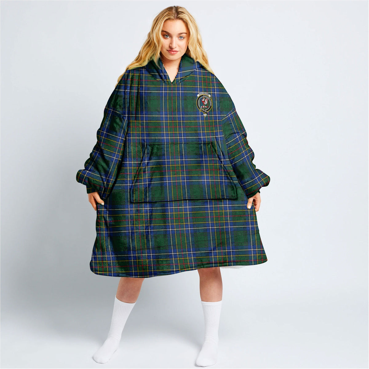 Cockburn Ancient Tartan Hoodie Blanket