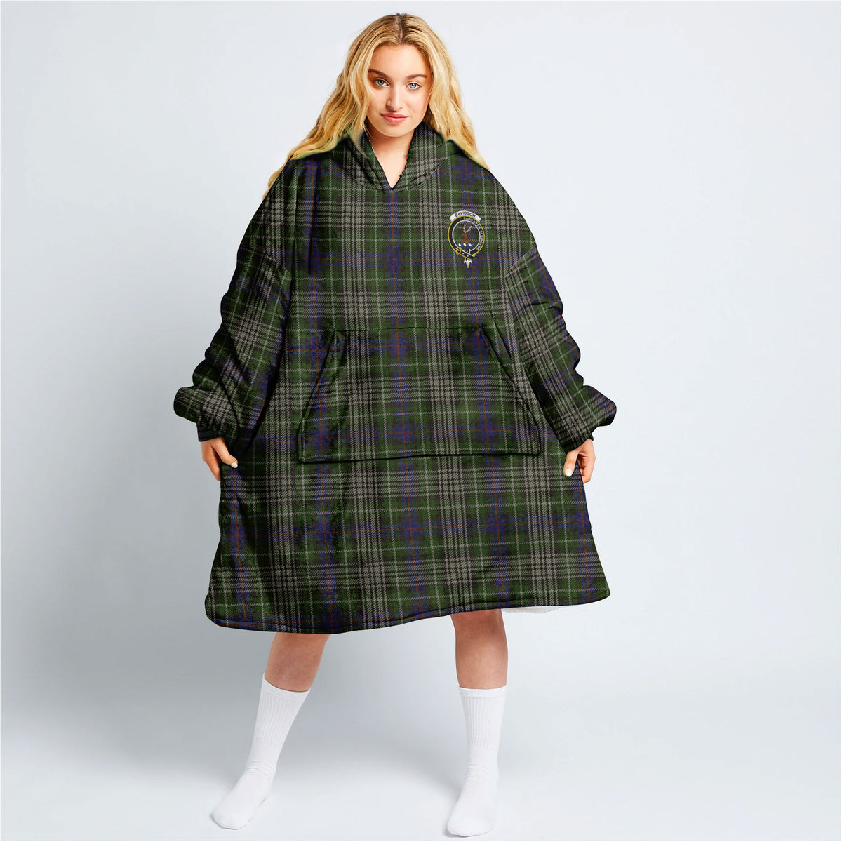 Davidson Tulloch Dress Tartan Hoodie Blanket