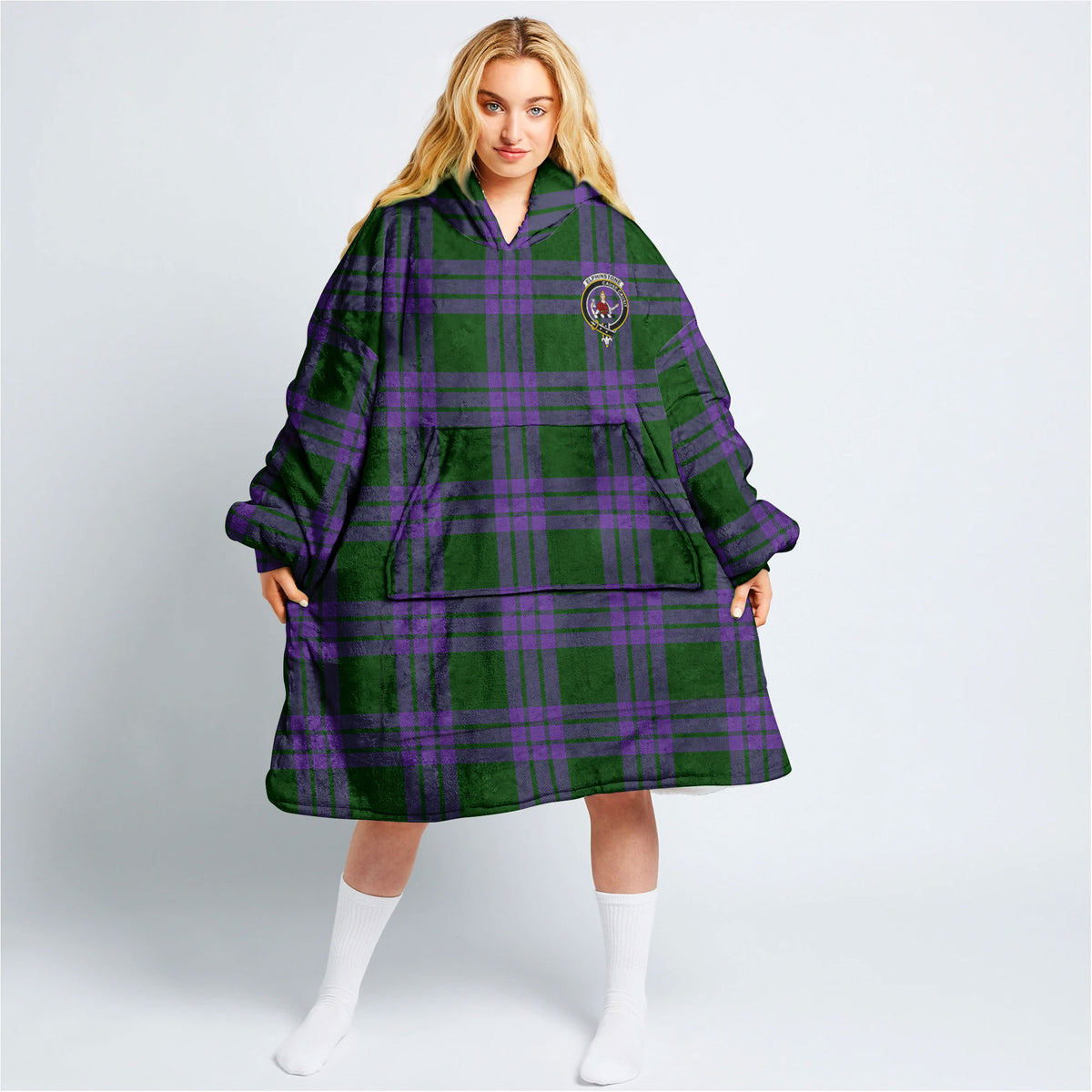 Elphinstone Tartan Hoodie Blanket