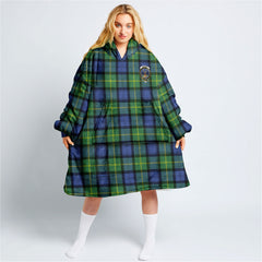 Gordon Old Ancient Tartan Hoodie Blanket