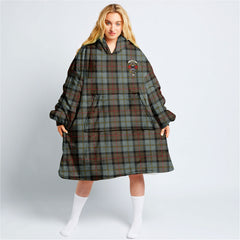 MacLeod of Harris Weathered Tartan Hoodie Blanket