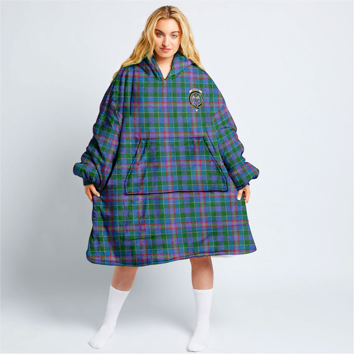 Ralston Tartan Hoodie Blanket